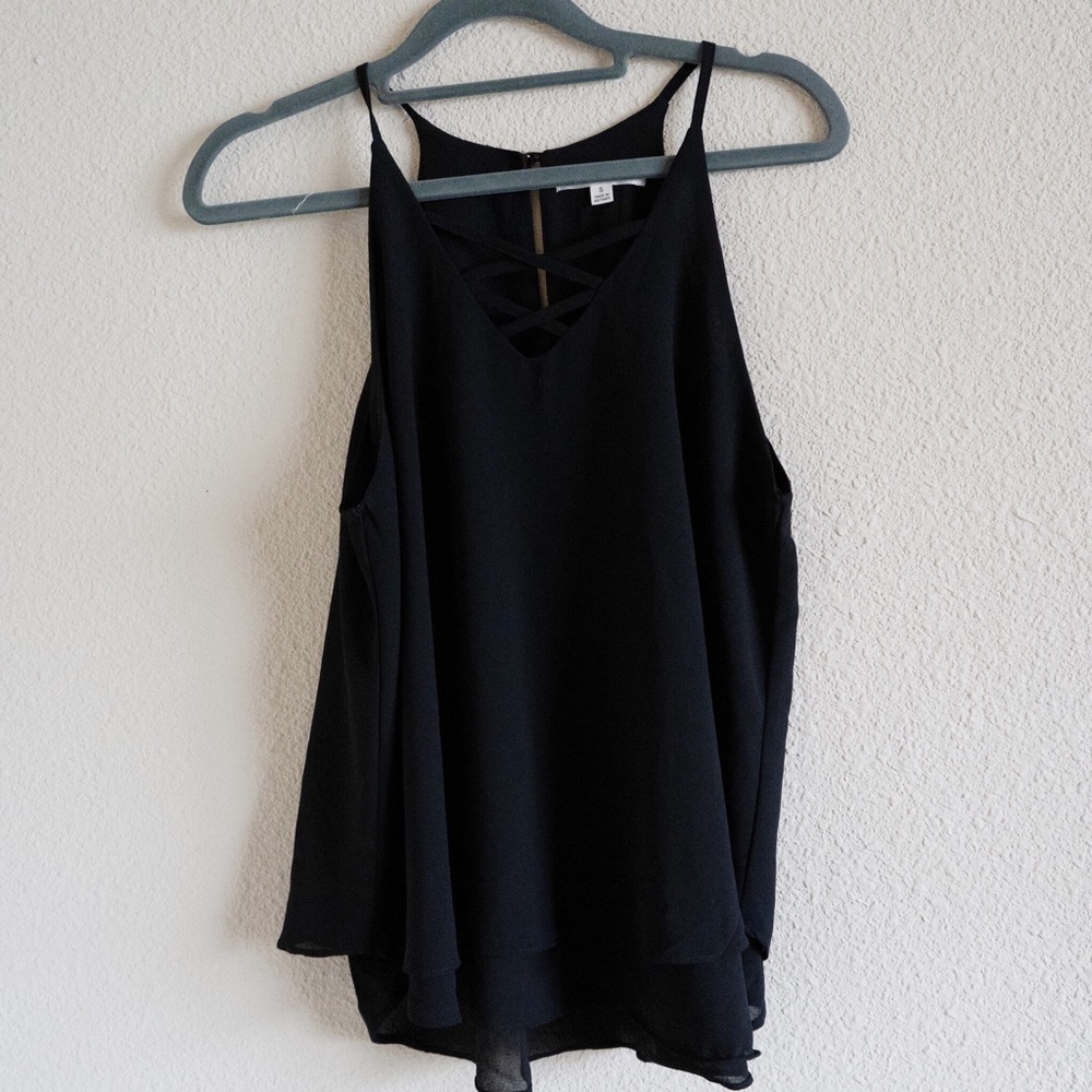 Crisscross tank top